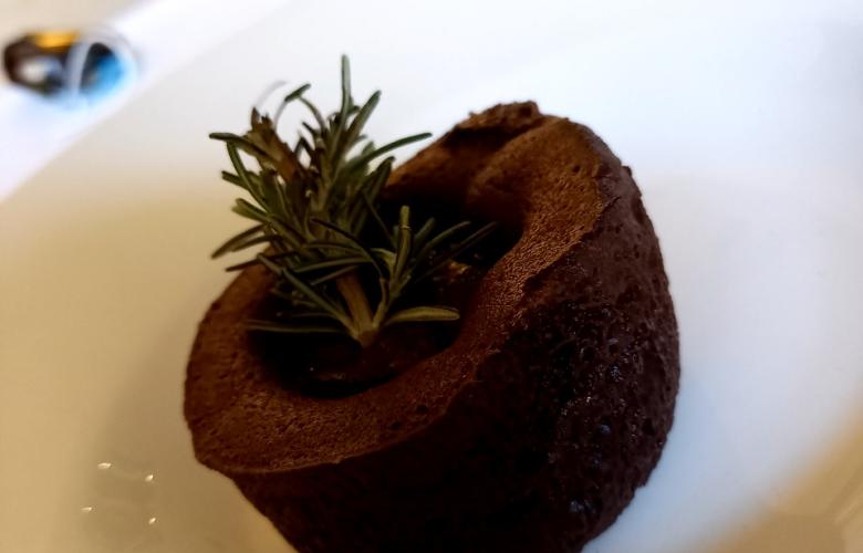 Un dessert au chocolat